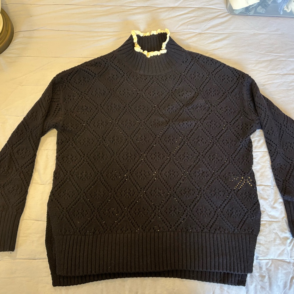 Sezane Laurie Jumper in Navy Blue Size M - Picture 7 of 12